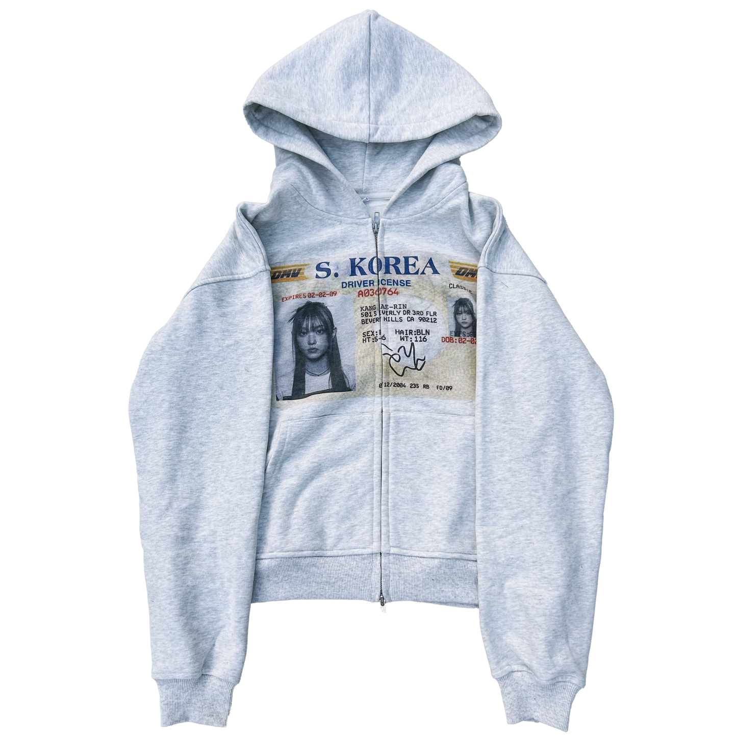 S. KOREA ZIP UP HOODIE